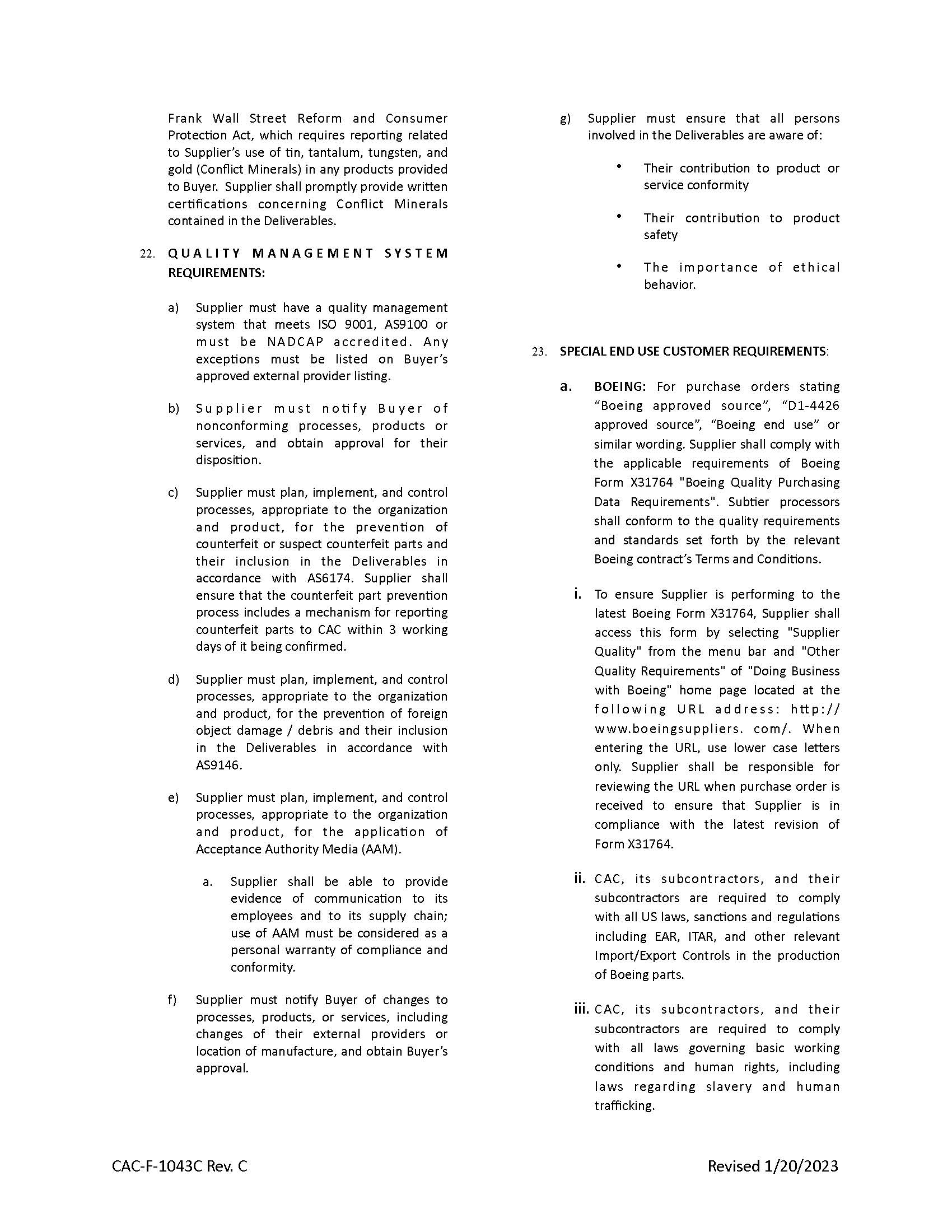 Conditions of Purchase - Page 4